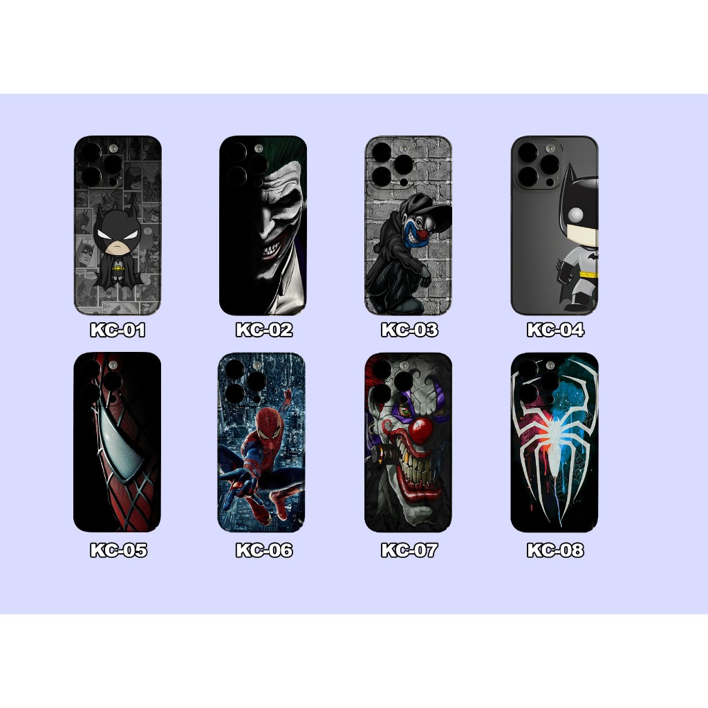 Jual CASE CASING HP KARAKTER BATMAN SPIDERMAN JOKER UNTUK SEMUA CASE ...
