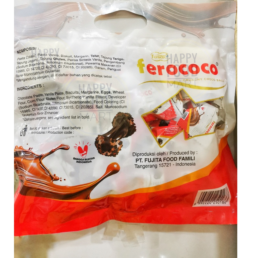 Jual [HALAL] FEROCOCO 320 GRAM/CRUNCHY CHOCO BALL/COKLAT BALUT OREO ...