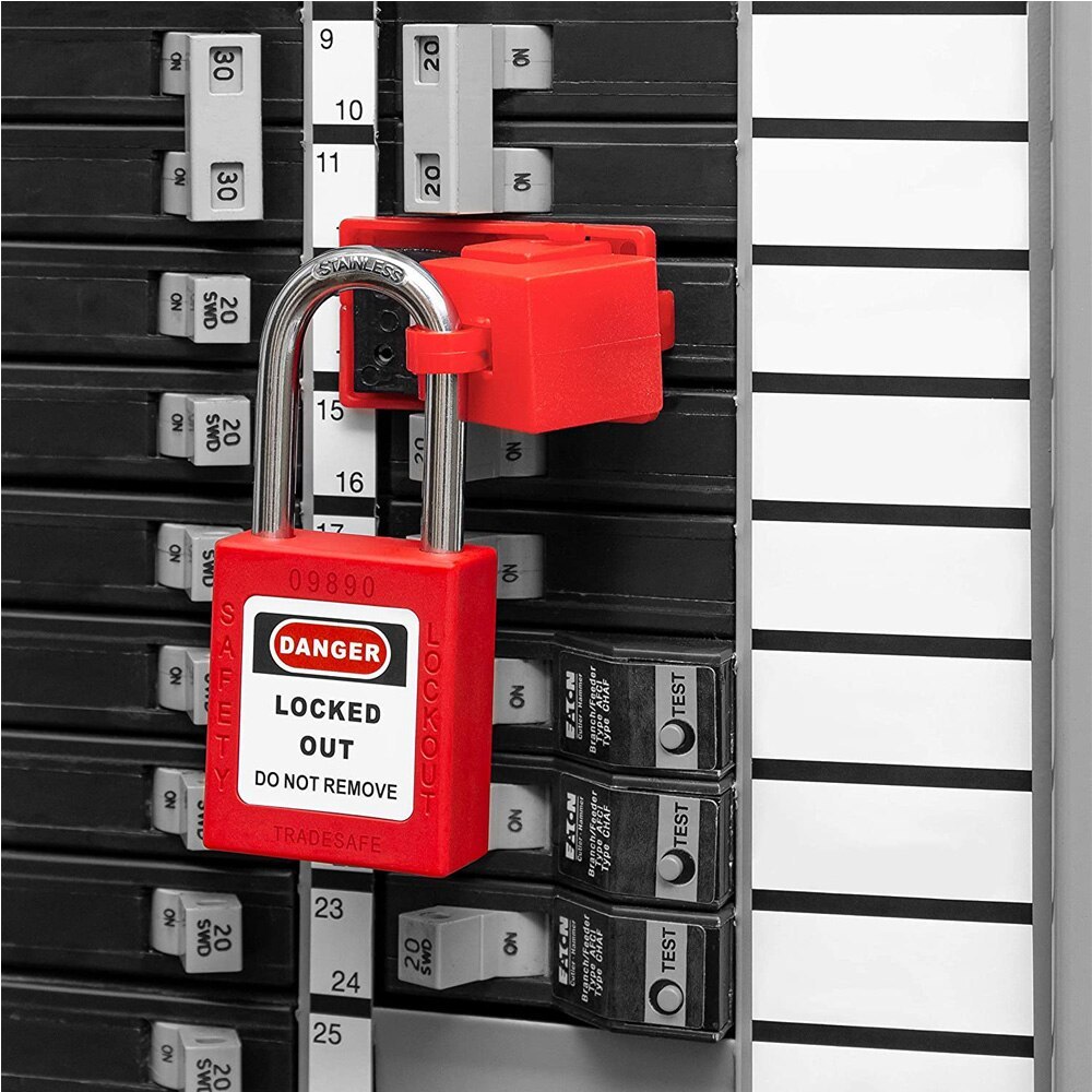 Jual Lockout Tagout Kit/Red Safety Padlocks/Steel Lockout Hasp/Safety ...