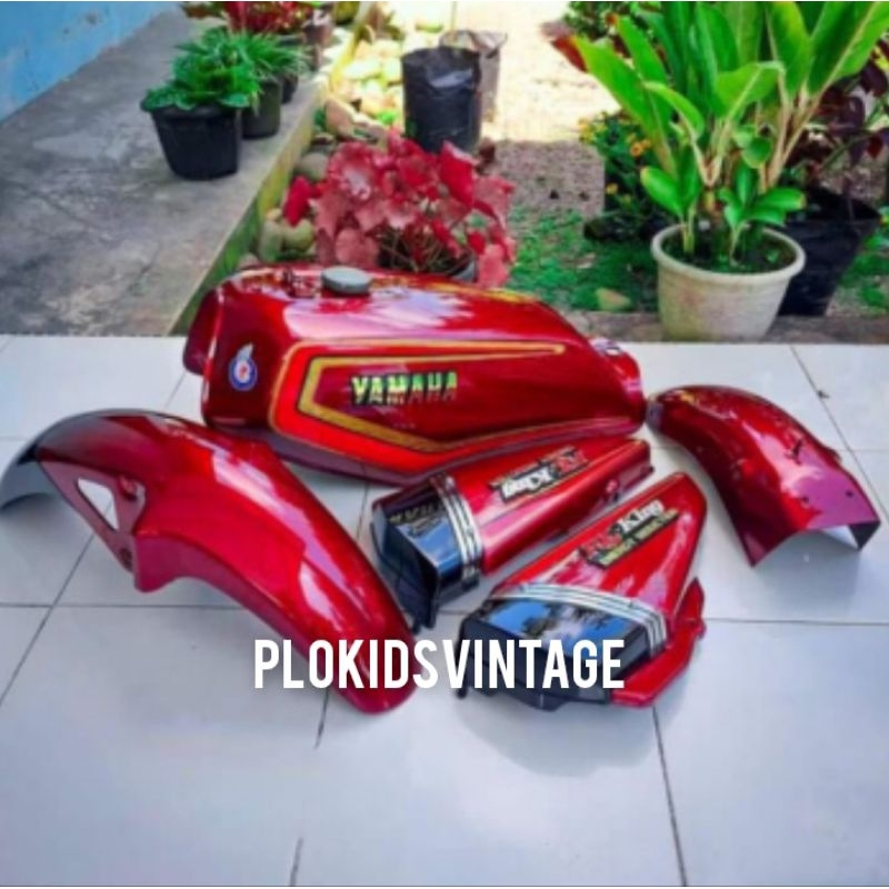Jual TANKI TANGKI YAMAHA RXKING SET BOK AKI SPAKBOR DEPAN BELAKANG ...