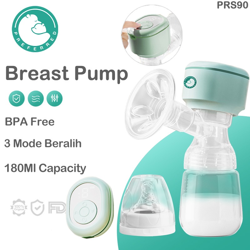 Jual Preferred Pompa ASI Elektrik 180ML pumping asi electric Breast ...