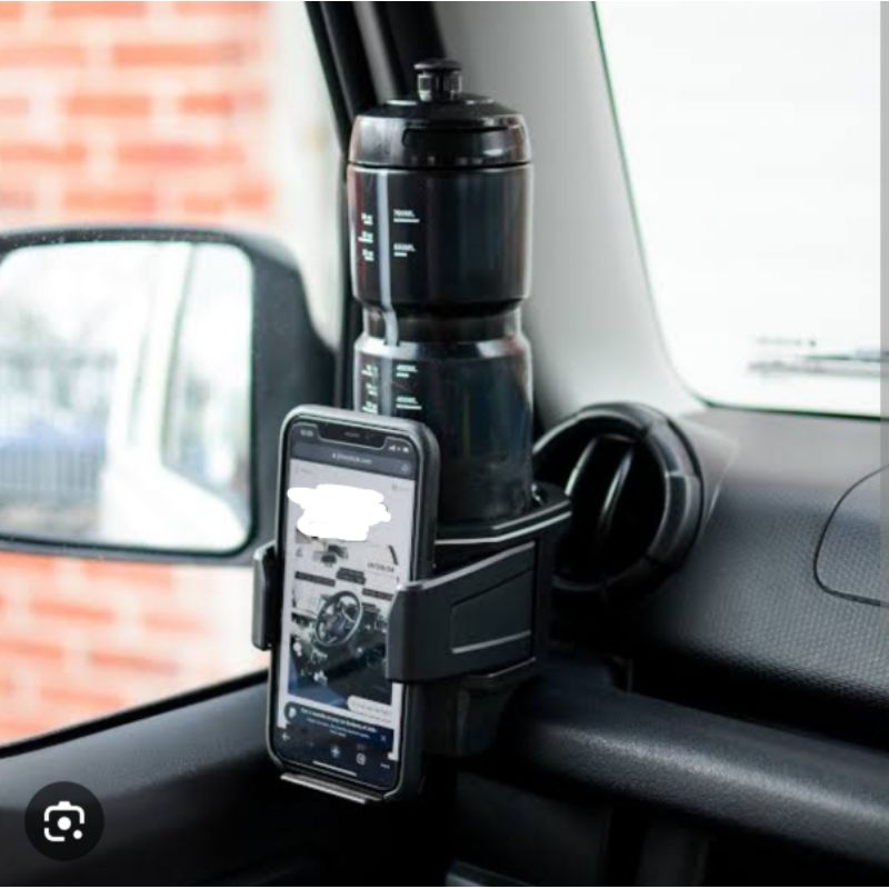 Custom Cup Holder For Suzuki Carry Mini Truck (1990-1997) - 3D Printed Dash Mount - View #2