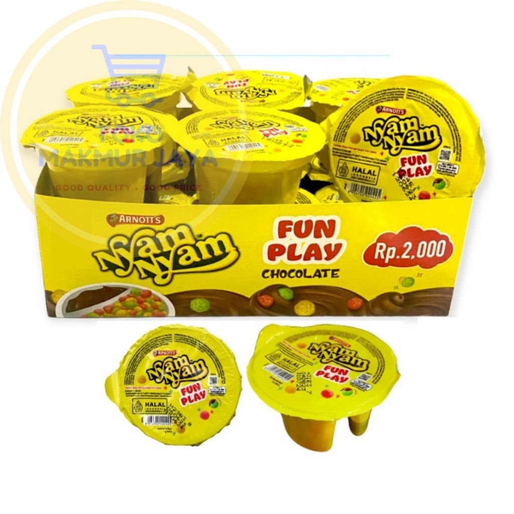 Jual Nyam Nyam Bubble Puff Chocolate Pack 12pcs Shopee Indonesia