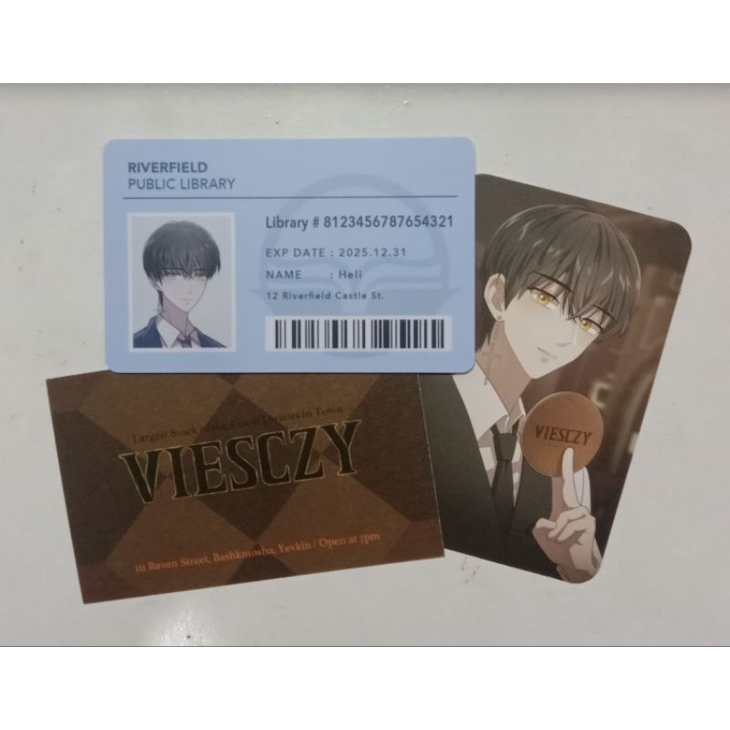 Jual (WTS+Promo‼️) Set ID Card Enhypen Dark Moon Memorabilia Moon