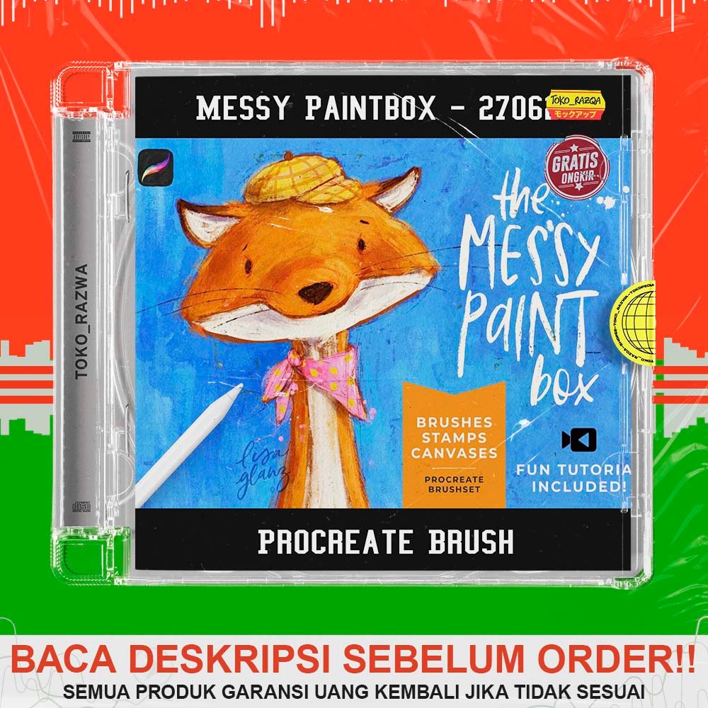 Jual Procreate Brush - Messy Paintbox - 270624 | Shopee Indonesia