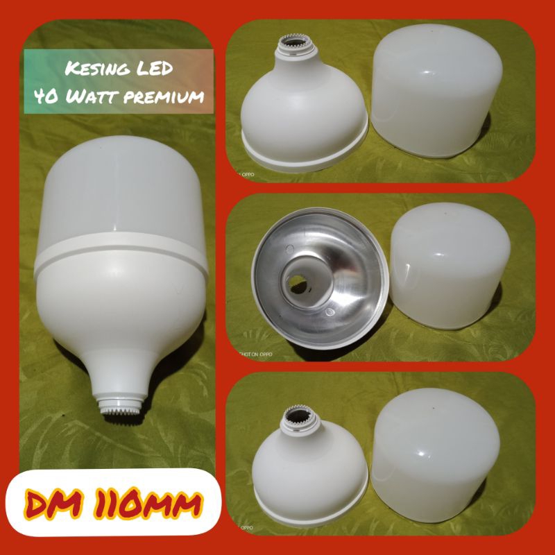 Jual Kep LED/kesing LED premium 40 Watt DM 110mm | Shopee Indonesia