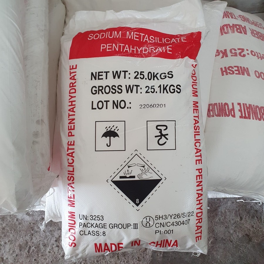 Jual Sodium Metasilicate Pentahydrate / Sodium Metasilikat Pentahidrat ...