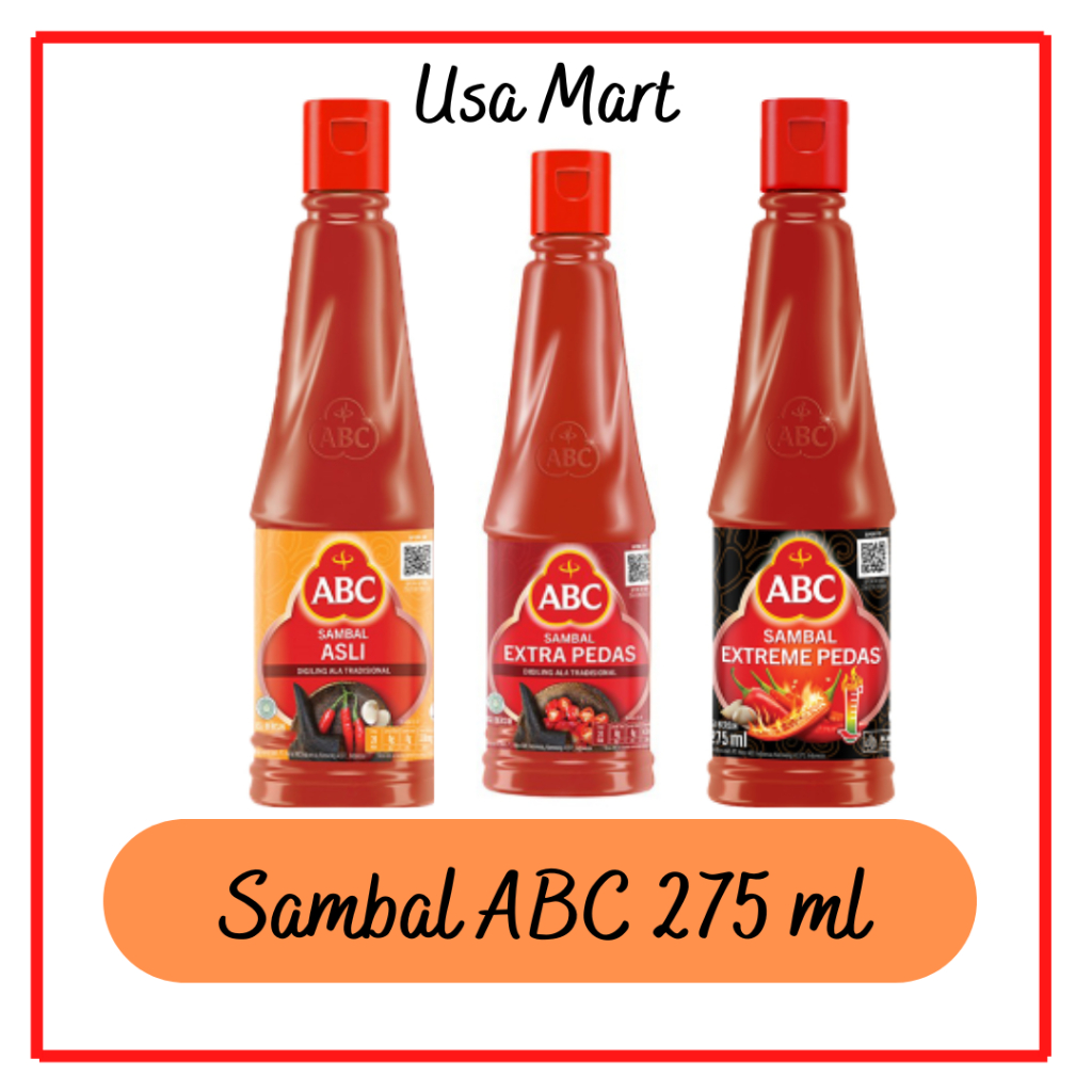 Jual Saos Sambal ABC 275 ml / Sambal Asli / Sambal Extra Pedas ...