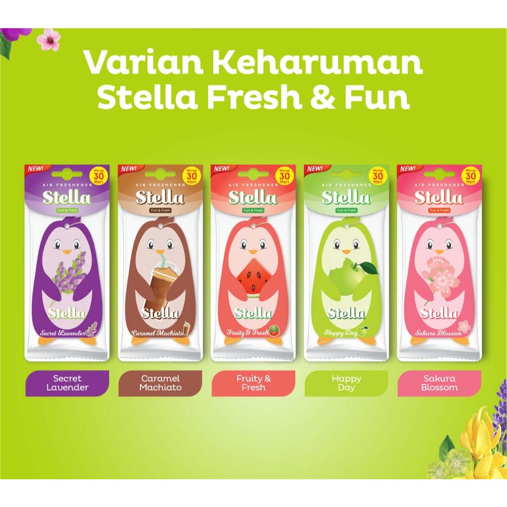 Jual CHAROZA STELLA Fun & Fresh | Stella Pengharum Mobil | Shopee Indonesia