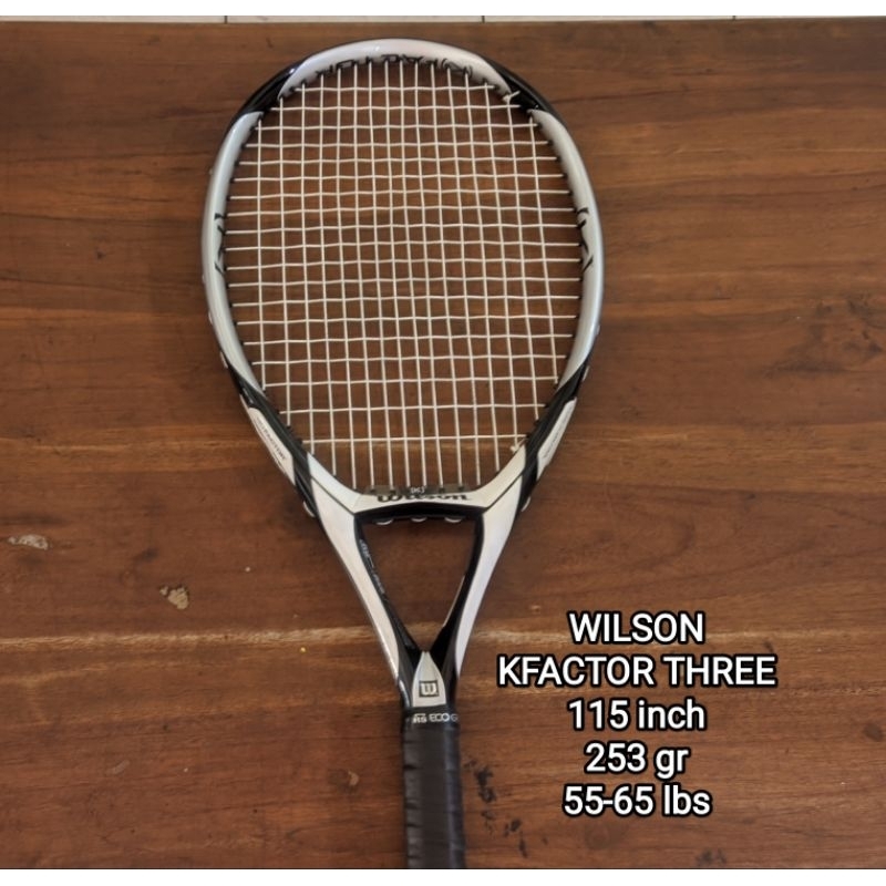 Jual RAKET TENIS WILSON KFACTOR THREE SECOND | Shopee Indonesia