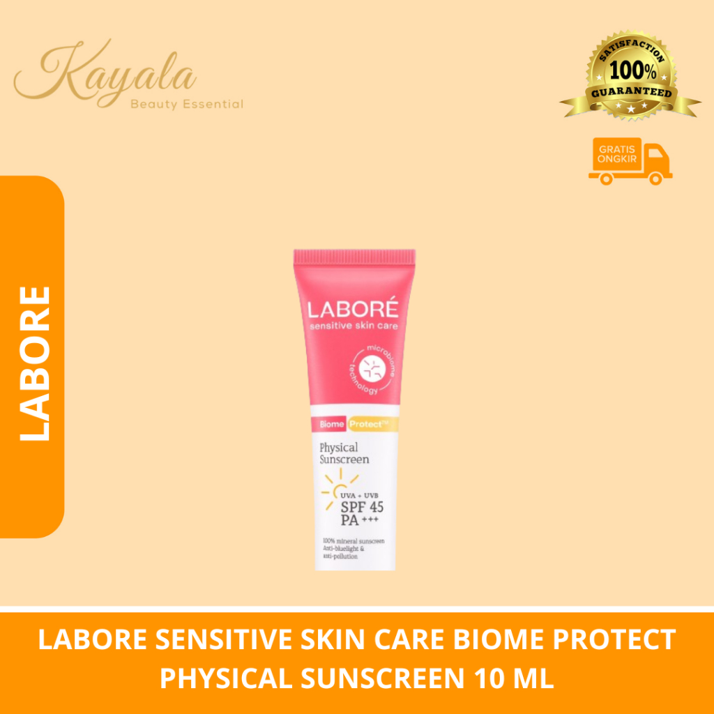 Jual LABORE SENSITIVE SKIN CARE BIOME PROTECT PHYSICAL SUNSCREEN 10 ML ...