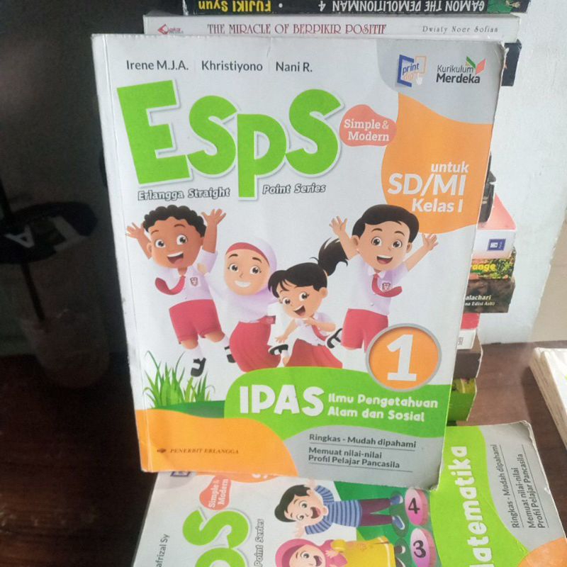 Jual buku esps ipas ilmu pengetahuan alam dan sosial kelas 1 sd ...