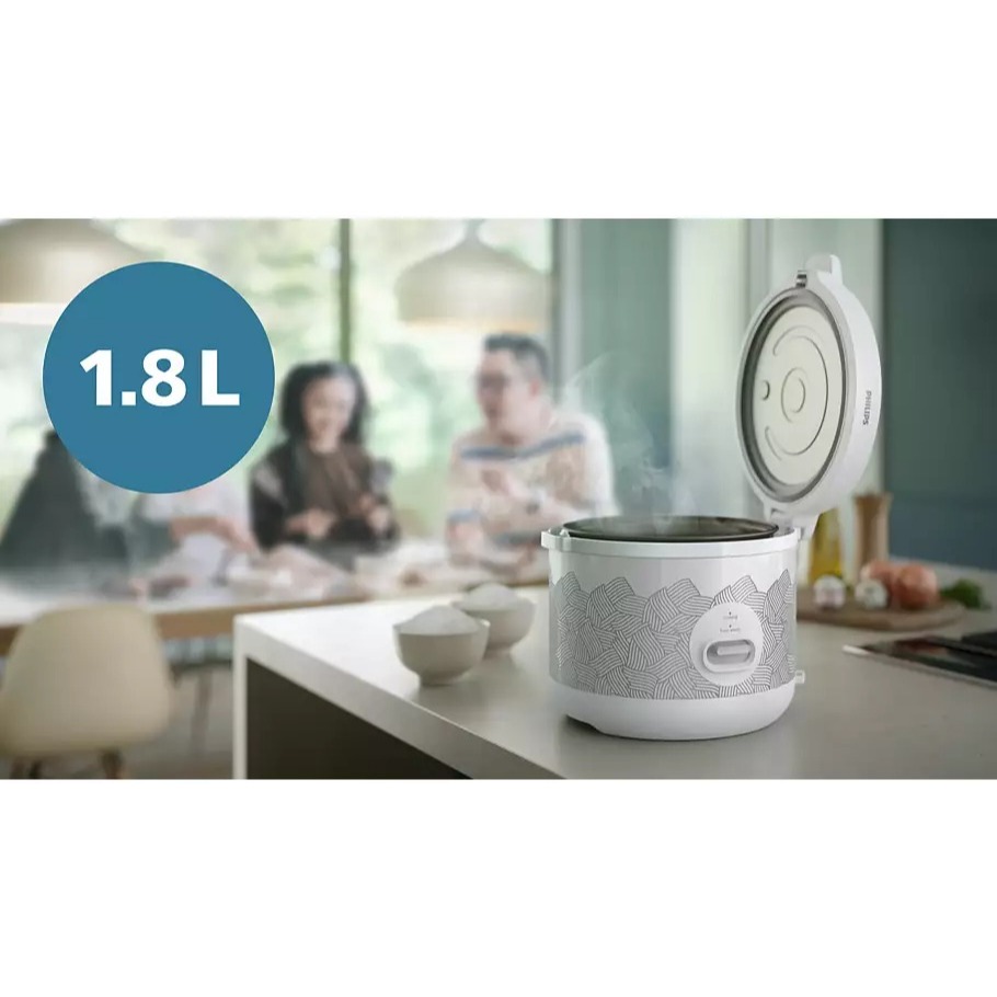 Jual Philips HD 3003 Rice Cooker 1.8L - HD3003 Garansi Resmi | Shopee ...