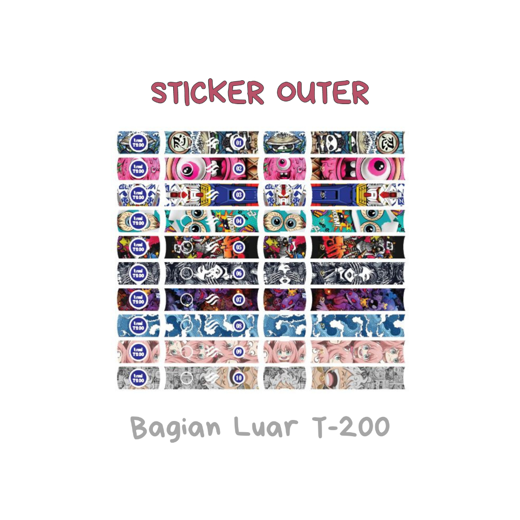 Jual STIKER OUTER TRML T200 | Shopee Indonesia