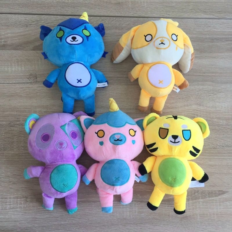 Jual boneka funneh import 25cm The Krew Merch Teddy Bear biru tsfunneh ...