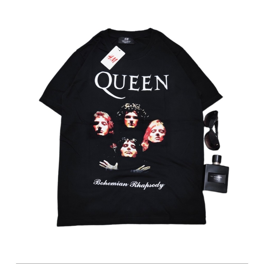Jual KAOS TSHIRT H M QUEEN BOHEMIAN RHAPSODY BLACK Shopee Indonesia