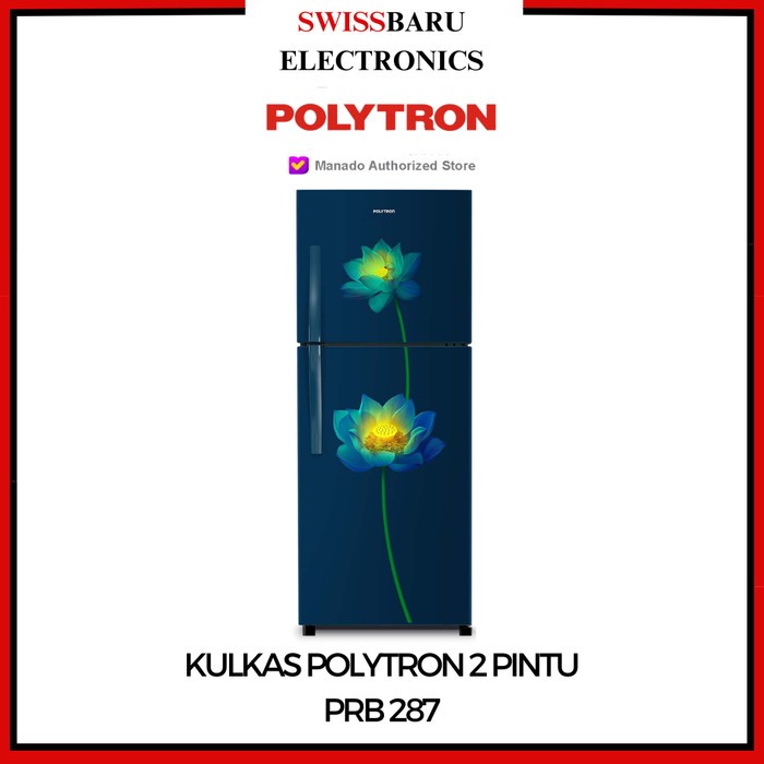 Jual MANADO - KULKAS POLYTRON 2 PINTU PRB 287 | Shopee Indonesia