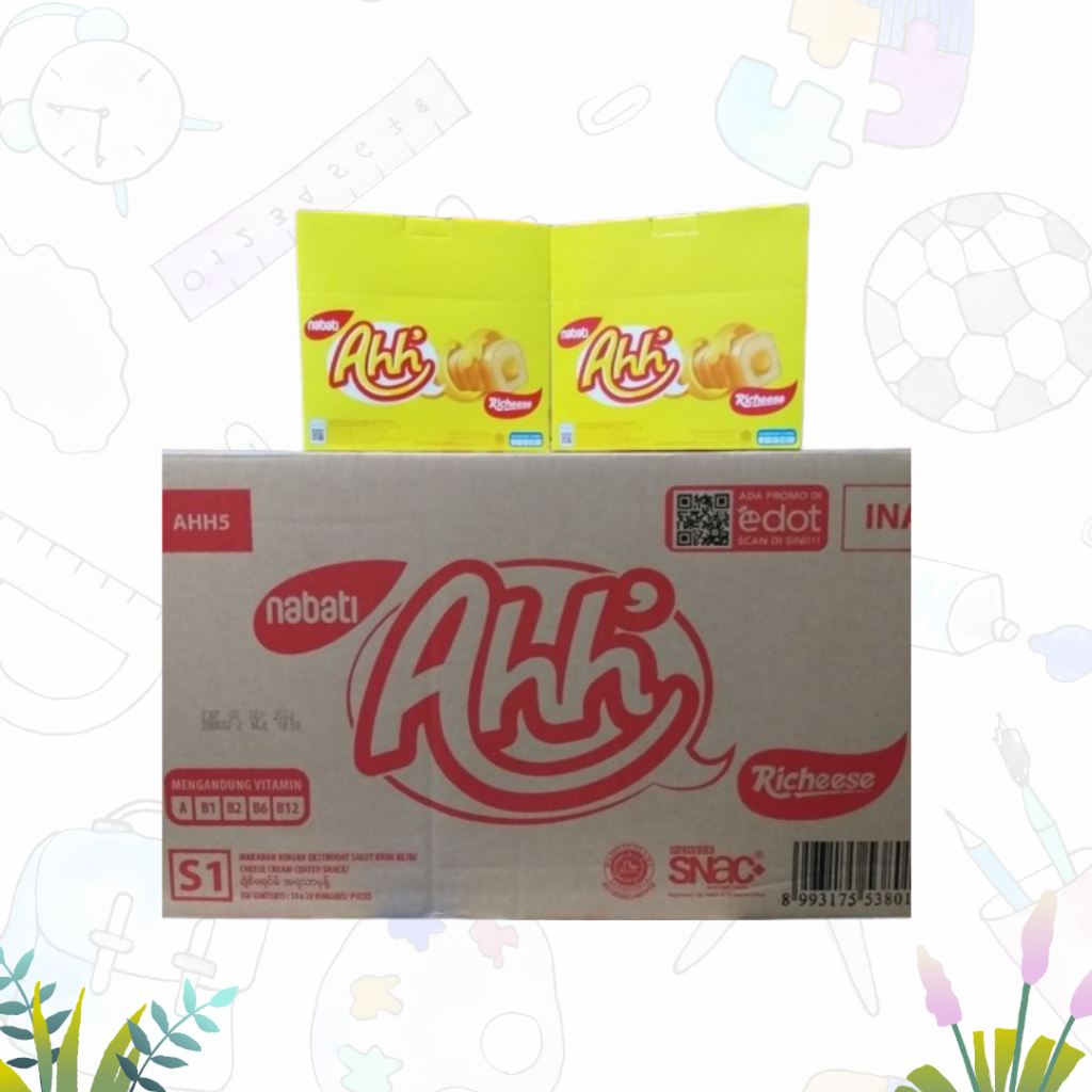 Jual Nabati AHH Richeese Richoco 200x4gr (1KARTON ISI 10 BOX) | Shopee ...