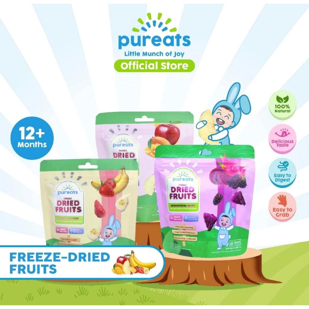 Jual Pureats Freeze Dried Fruits - Snack Buah Kering Balita / Pureats ...