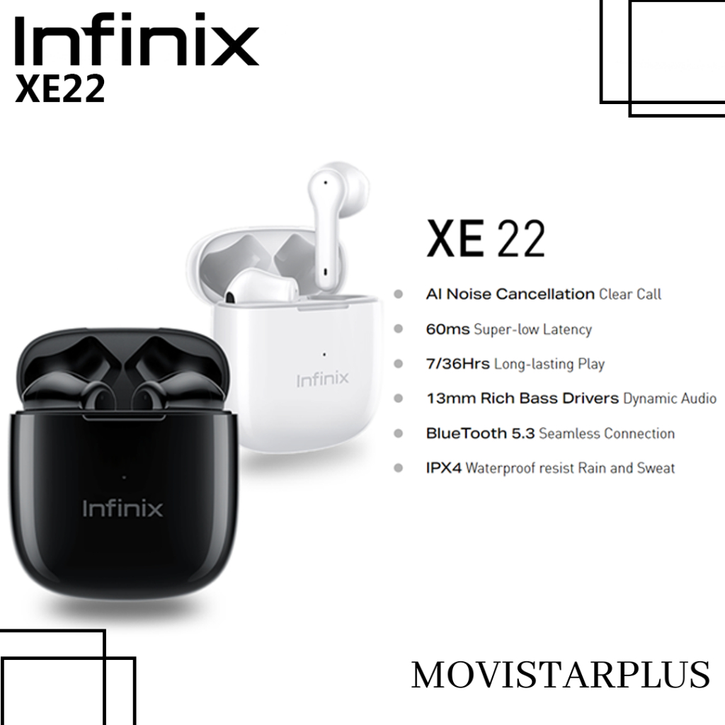 Jual INFINIX Ori TWS Bluetooth XE 22 IPX4 Waterproof | Shopee Indonesia