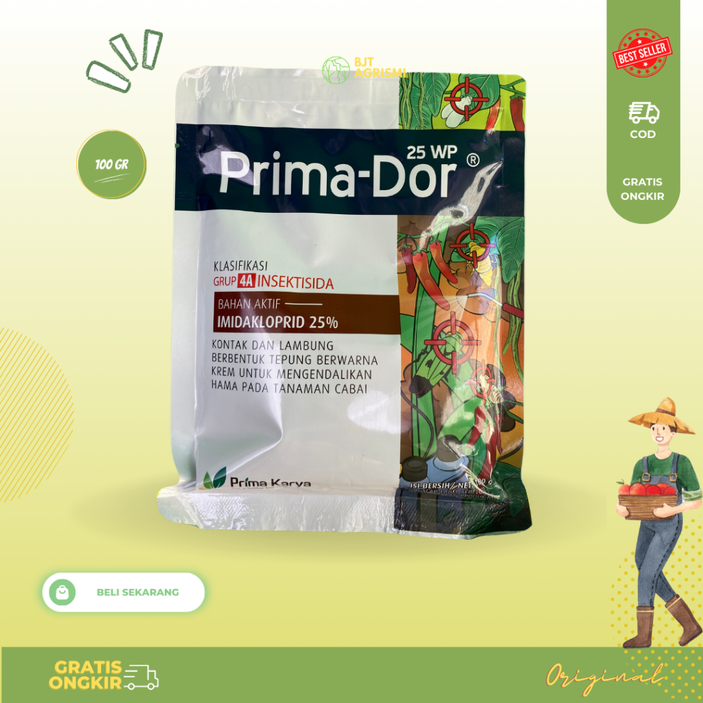 Jual Primador 25WP 100gram Insektisida Imidakloprid 25 g/l Hama Kutu ...