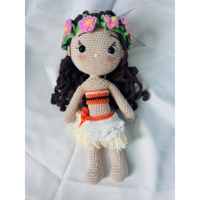Jual boneka rajut amigurumi dekorasi princess disn*y Moana READY ...