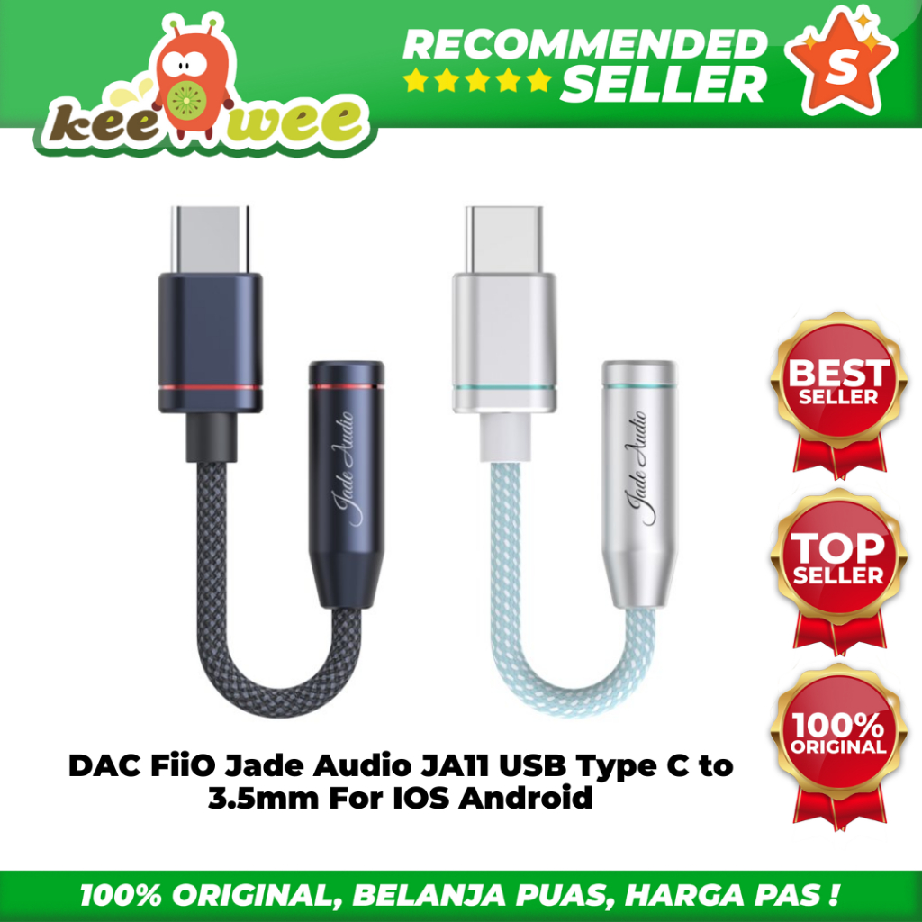 Jual DAC FiiO Jade Audio JA11 USB Type C to 3.5mm For IOS Android ...