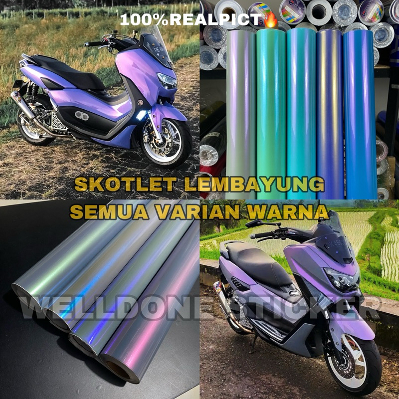 Jual Sticker Motor Lembayung All Varian Warna Bebas Pilih Warna Skotlet ...