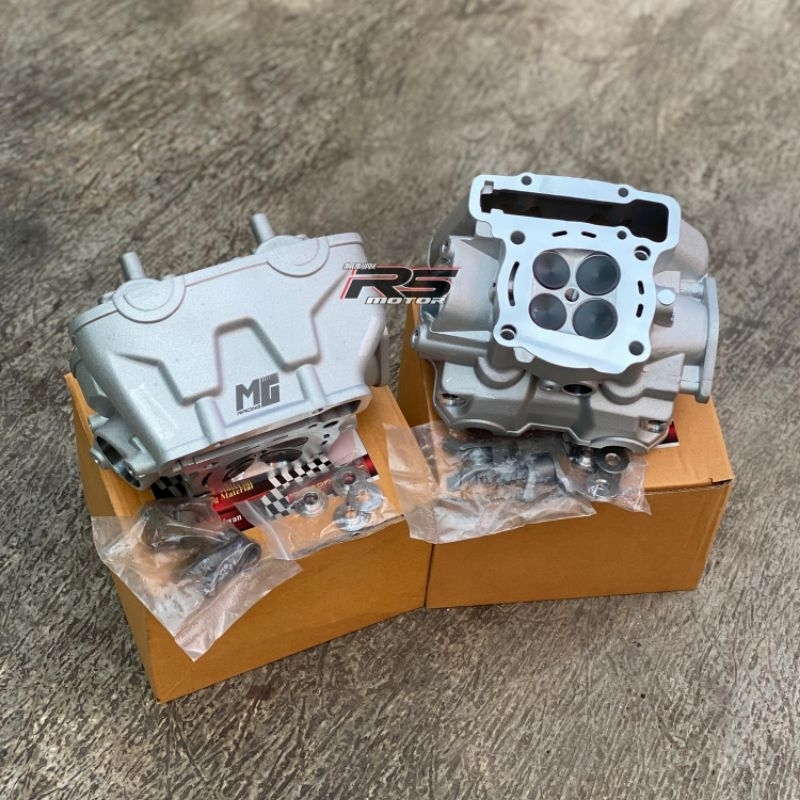 Jual SUPERHEAD MG RACING CYLINDER HEAD SONIC CBR150NEW LED SUPRA GTR ...
