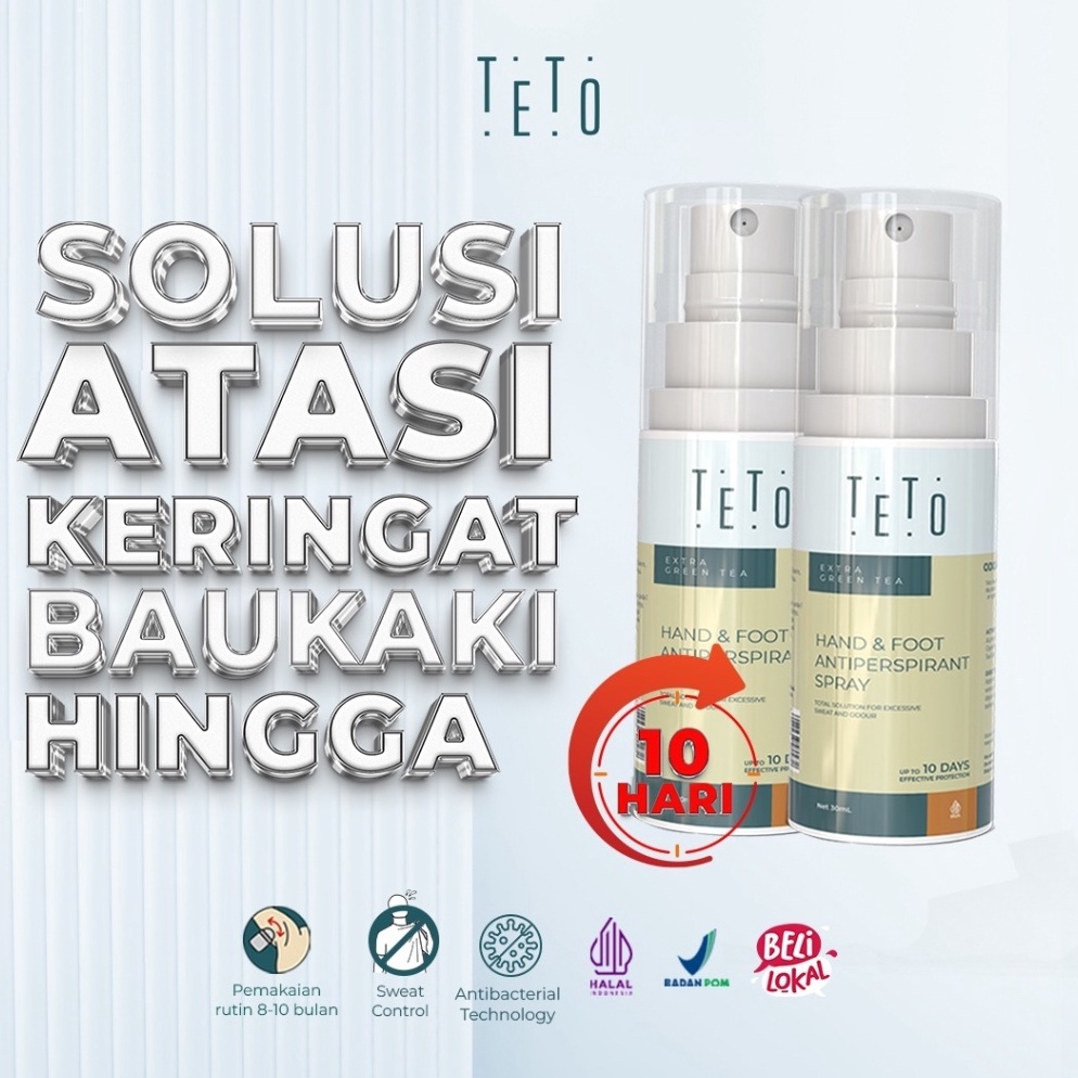 Jual Teto Hand and Foot Spray 3ml Penghilang Bau di Tangan dan Kaki y ...