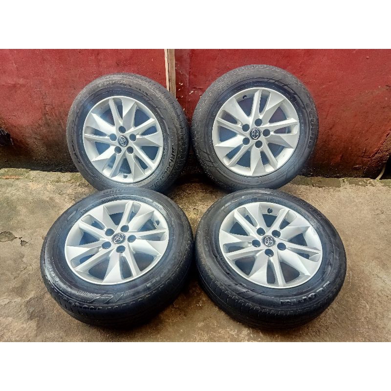Jual velg copotan Inova reborn r16 original+ban tebal Dunlop 205/65 r16 ...