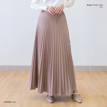 HAYNA Zoey Pleats Skirt (All Colors) Rok Wanita Plisket