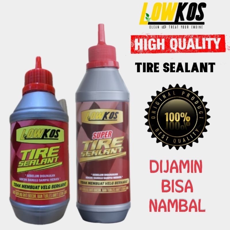 Jual Lowkos Cairan Ban Tubeless Motor Dan Mobil Ml Ml Anti Bocor Banyak Variasi