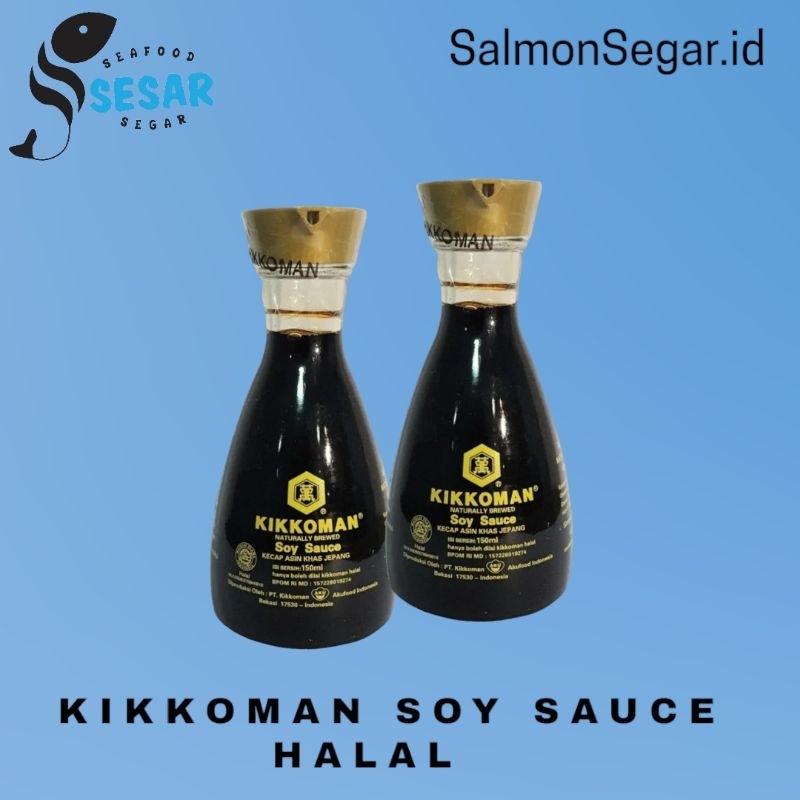 Jual Kikkoman Soy Sauce HALAL Dispenser Botol 150 ML Shopee Indonesia