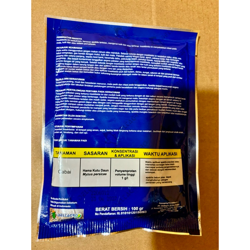 Jual Insektisida PROSID 25 WP Pembasmi Ulat Kemasan 100 gr | Shopee ...