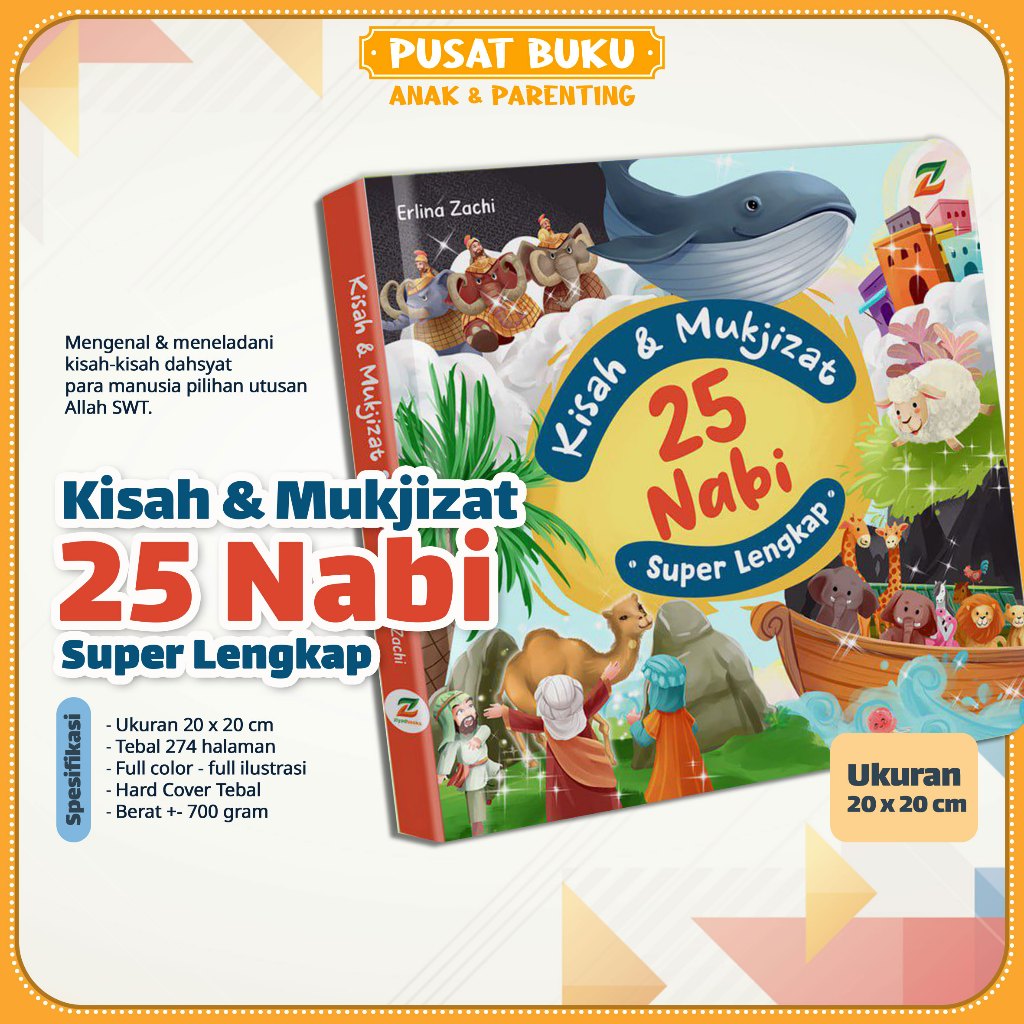 Jual Kisah Dan Mukjizat 25 Nabi Super Lengkap - Mengenal Para Rasul ...