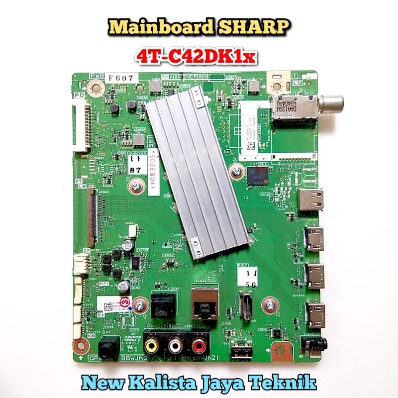 Jual MAINBOARD TV SHARP 4T C42DK1X ORIGINAL QKITPH188WJN2 MB SHARP ...