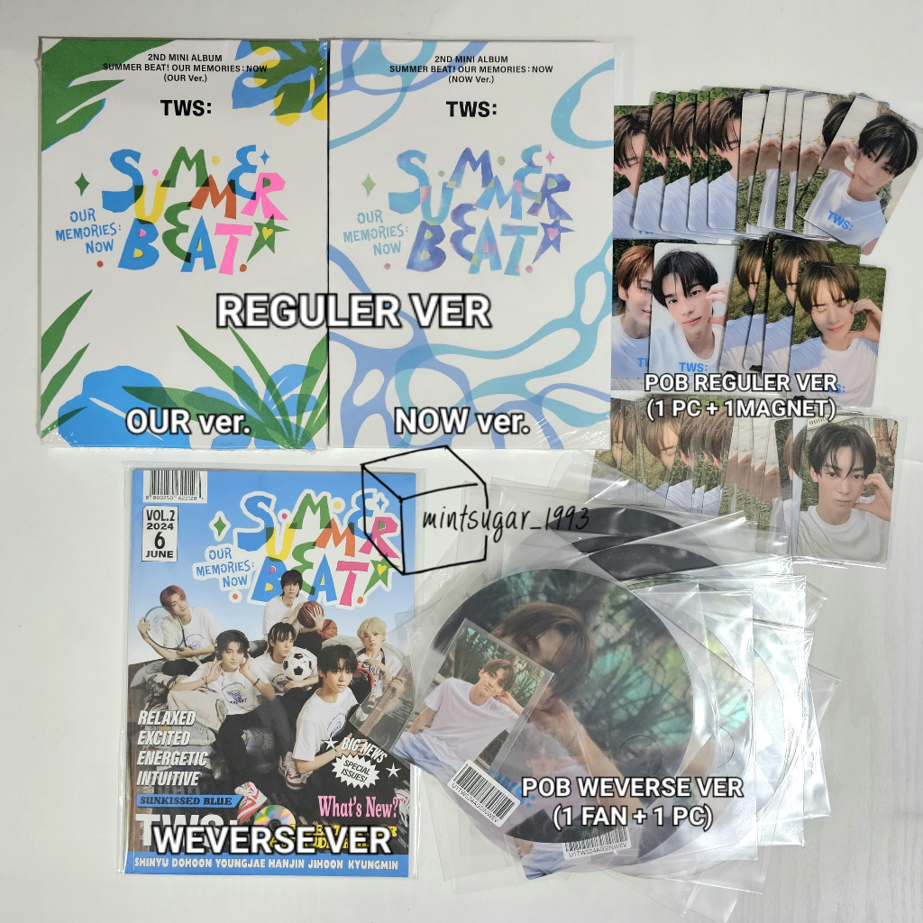 Jual [ Ready Stock Sealed Pob ] Tws 2nd Mini Album [ Summer Beat