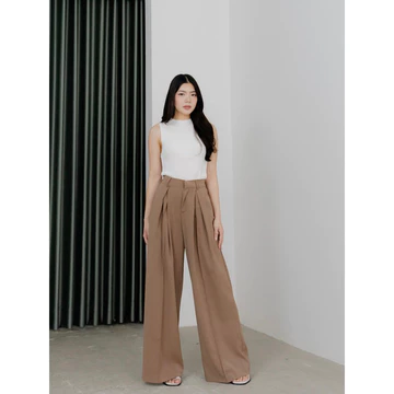 COZY.WEAR Moona Pants (1008) Celana Kulot Highwaist HW Pants Celana Kain Wanita Celana Kantor