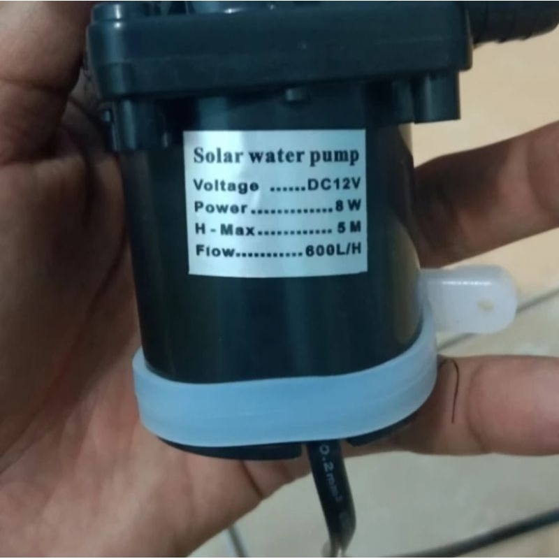 Jual Pompa Air Mini DC12 V 8w Submersible Solar DC 12 Volt 8 Watt ...