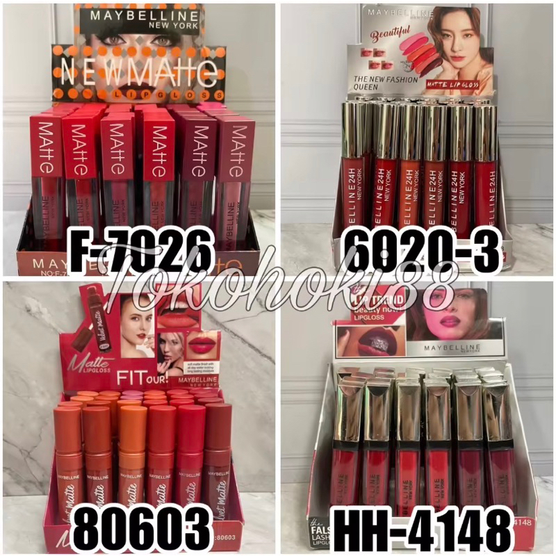 Jual [ Lusinan ] Lipgloss Lipcream MYB Matte 24H Waterproof / Lipstick