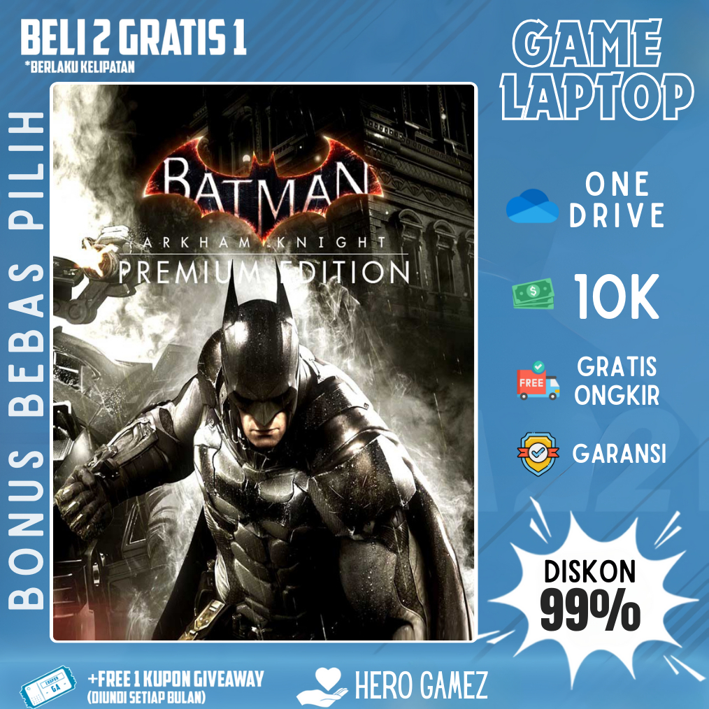 Jual Batman Arkham Knight Premium Edition - LINK DOWNLOAD - GAME PC ...