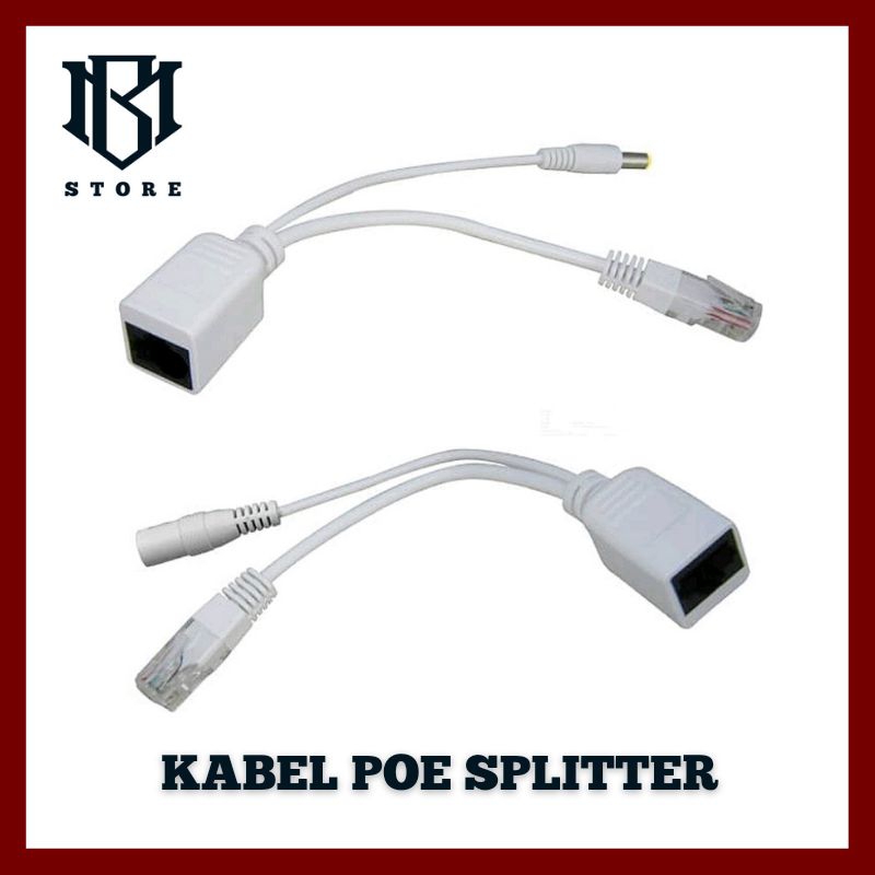 Jual KABEL POE SPLITTER/KABEL POE INJECTOR [1 SET] | Shopee Indonesia