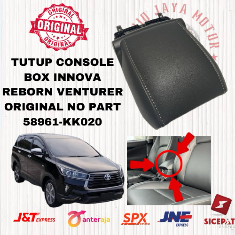 Jual TUTUP CONSOLE BOX INNOVA REBORN VENTURER ORIGINAL NO PART 58961 ...