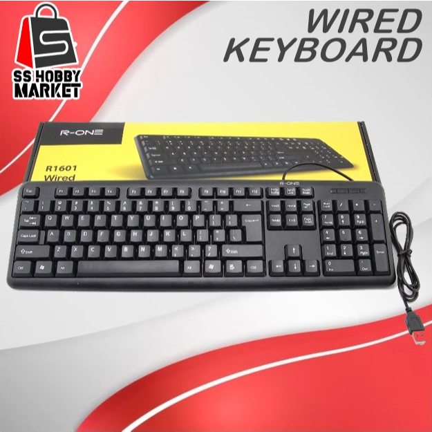 Jual KEYBOARD USB R-ONE PC LAPTOP | Shopee Indonesia