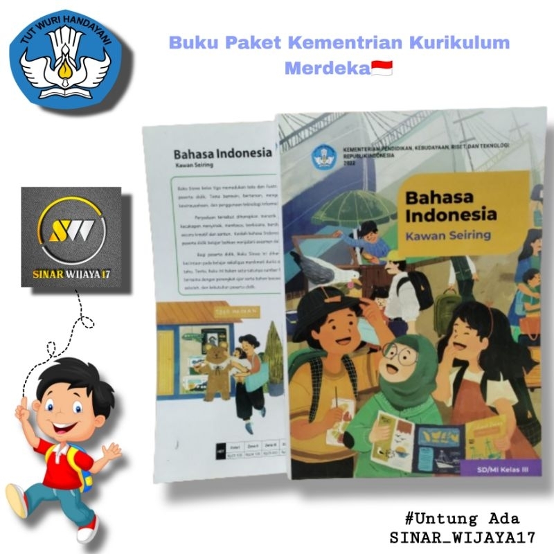 Jual Buku Paket Bahasa Indonesia / Kawan Seiring Kelas 3 Sd Kurikulum ...