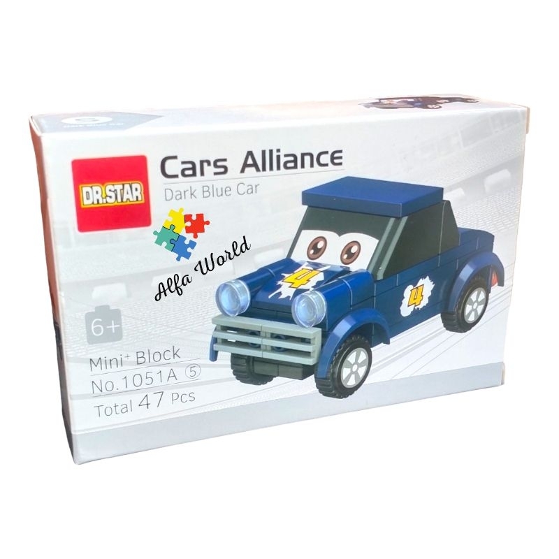 Mainan Anak Mobil Block Brick Cars Alliance Star DIY Bongkar Pasang  Seri Toys