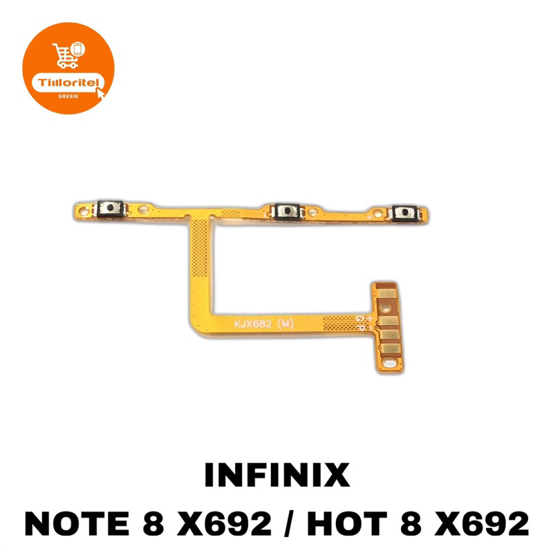 Jual FLEXIBLE ON OFF VOLUME INFINIX HOT 10 X682 / FLEKSIBEL TOMBOL ...
