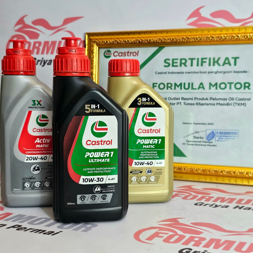 Jual (Oli Mesin & Gardan) Castrol Matic All Series Activ, Power-1 ...