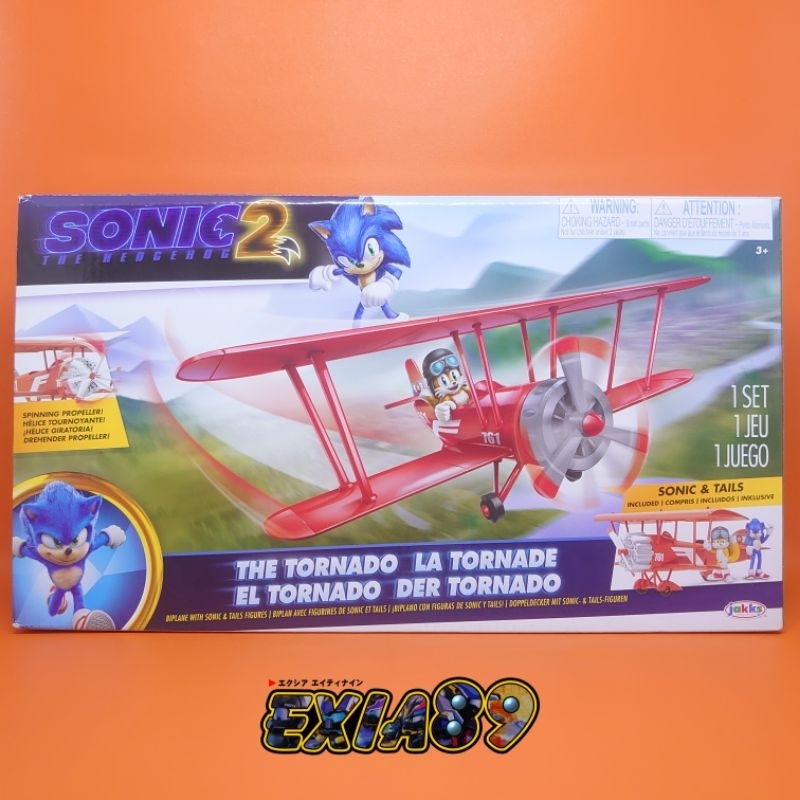 Jual Sonic The Hedgehog 2 Movie The Tornado Biplane With Sonic & Tails ...